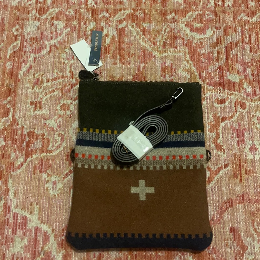 Pendleton crossbody fold over bag